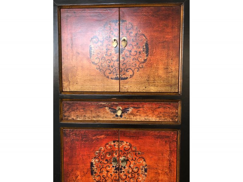 Chinesische Kommode Schrank Kästchen Set Art. Fire-4 - Opium Outlet